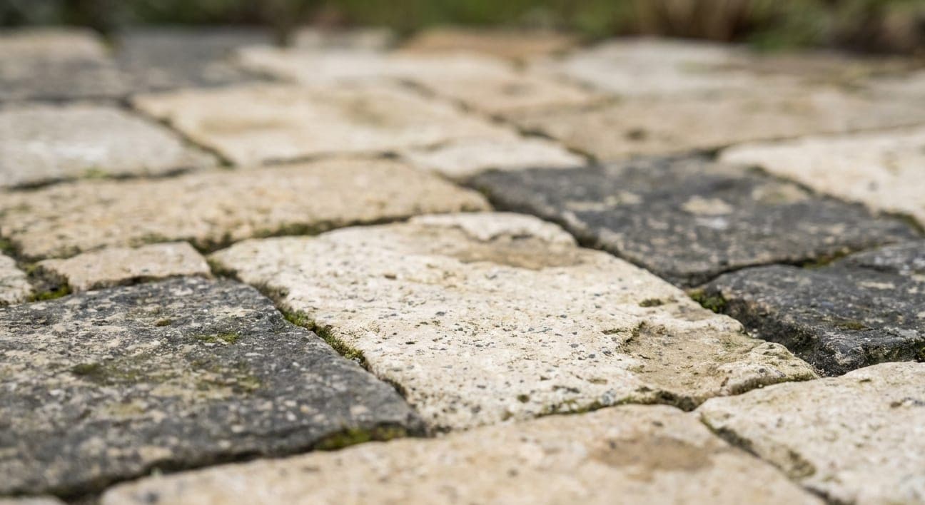 Stentvätt av natursten i Malmö, skonsam rengöring med pH-neutrala medel