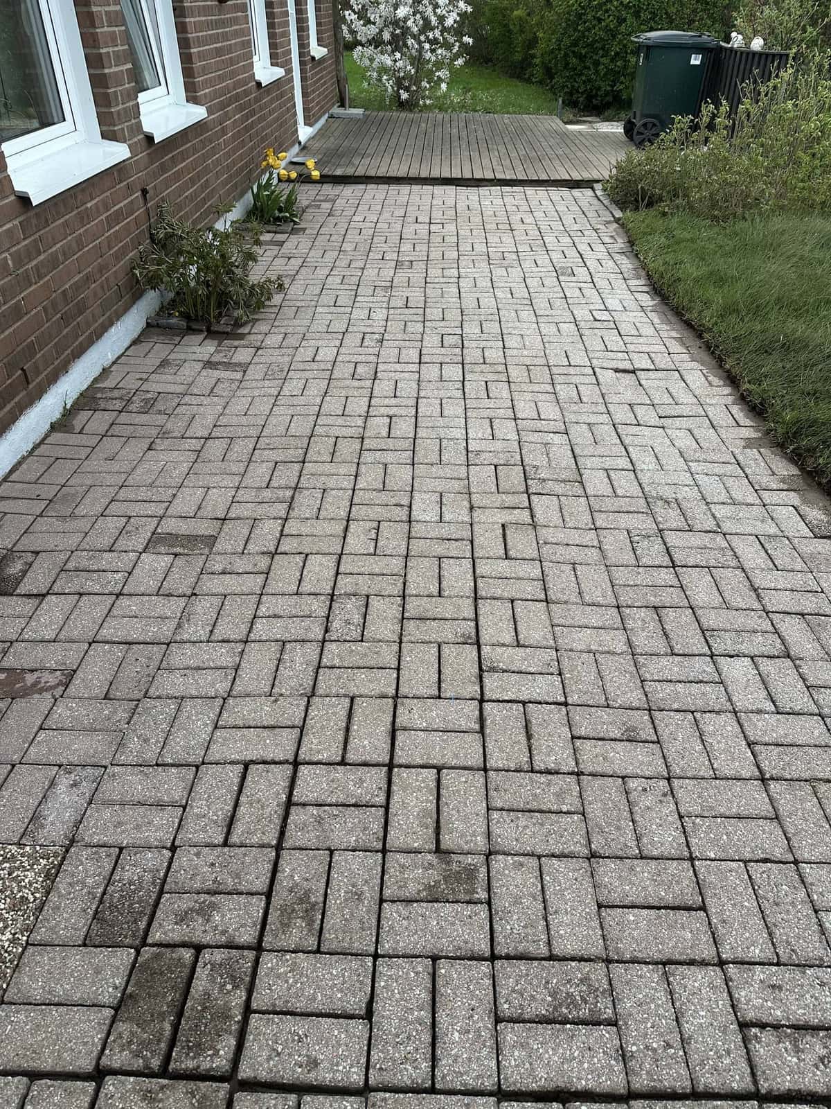 Stentvätt — efter