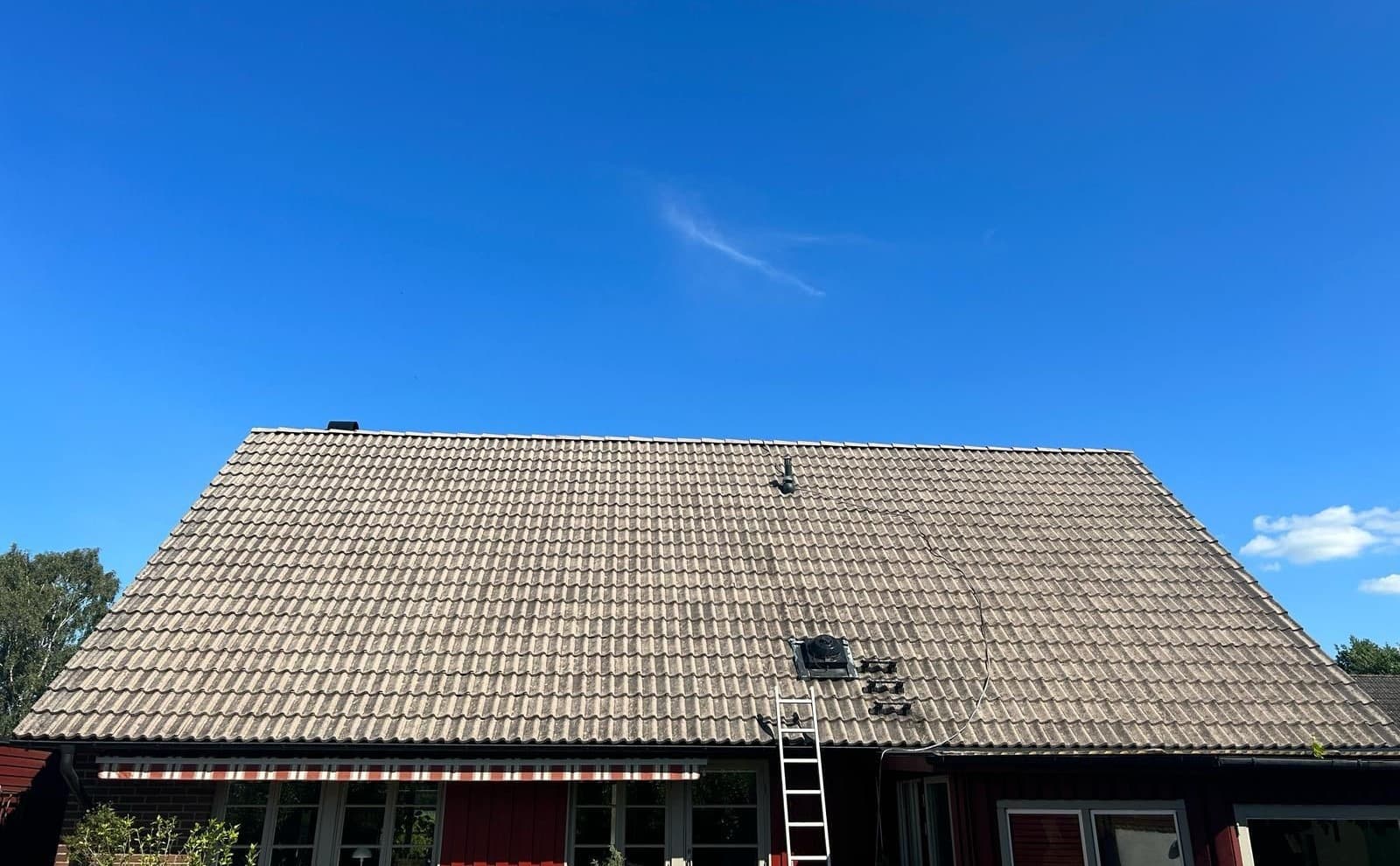 Takmålning — före